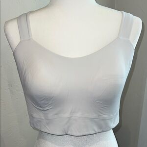 Lululemon Athletica - White - Like A Cloud Longline Sports Bra - Size 12 - D/DD